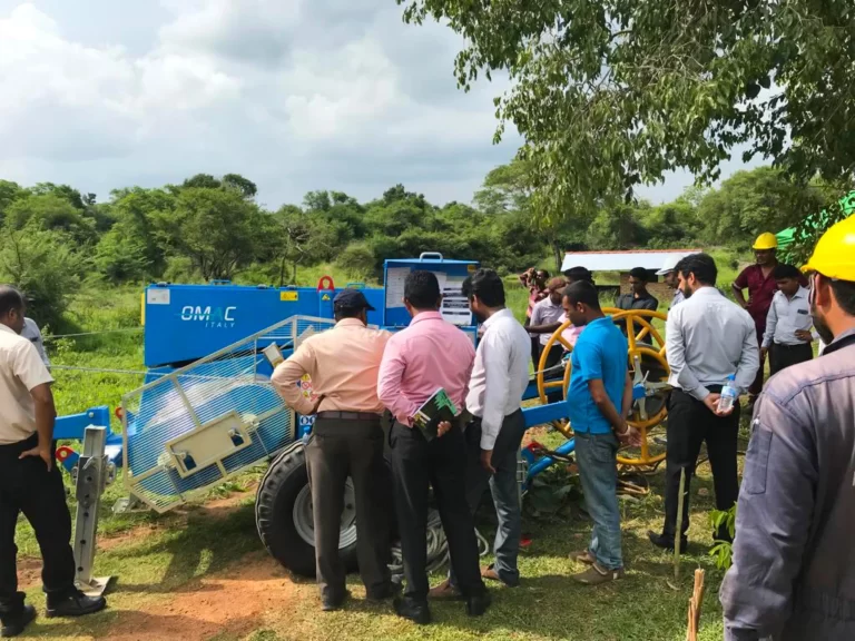 Hands on training conducted for DD1 in CEB after the supply & delivery of Tensioner, puller and other stringing accessories